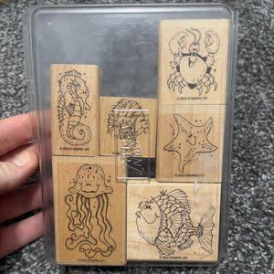 Stampin' Up! Fishy Friends 6 pc. Mounted Stamp Set
